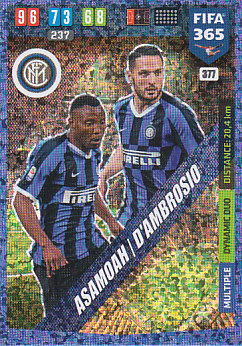 Kwadwo Asamoah / Danilo D'Ambrosio Internazionale Milano 2020 FIFA 365 Dynamic Duo #377